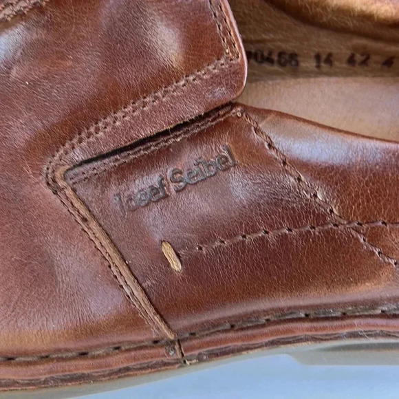 Josef Seibel Brown Leather Slip On - Picture 8 of 12
